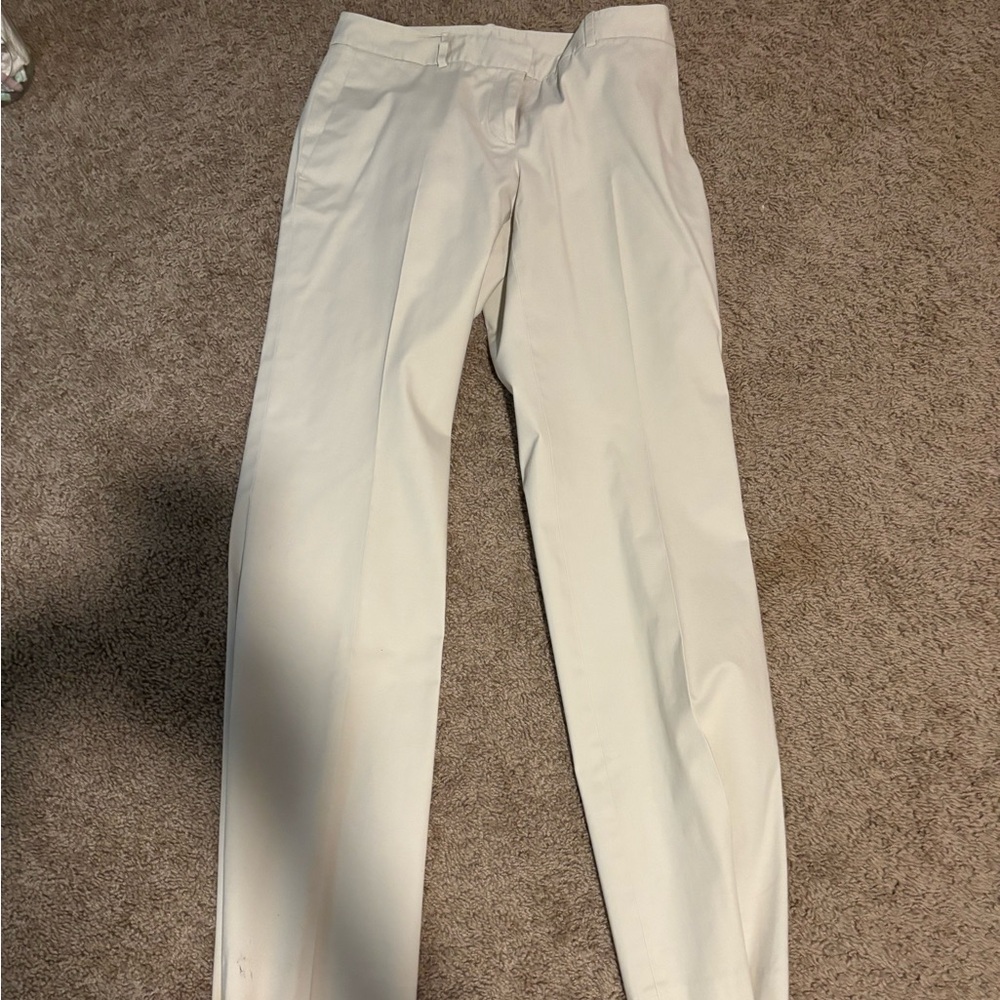 LOFT Cream Dress Pants